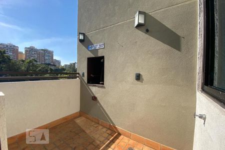 Varanda de kitnet/studio à venda com 1 quarto, 63m² em Paraíso do Morumbi, São Paulo