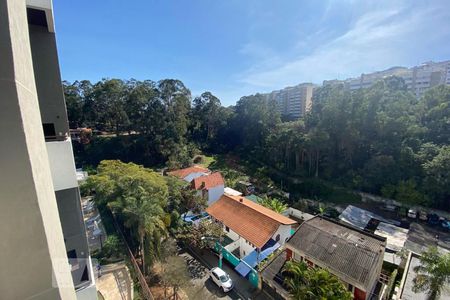 Vista da Varanda de kitnet/studio à venda com 1 quarto, 63m² em Paraíso do Morumbi, São Paulo