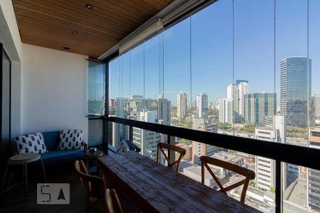 Sala de apartamento à venda com 1 quarto, 123m² em Vila Olímpia, São Paulo