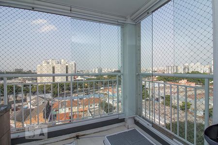Varanda da Sala de apartamento à venda com 3 quartos, 63m² em Barra Funda, São Paulo