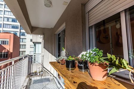 Varanda de apartamento para alugar com 2 quartos, 55m² em Bela Vista, São Paulo