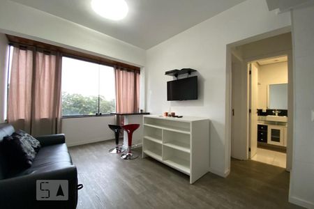 Sala de apartamento à venda com 1 quarto, 40m² em Paraíso do Morumbi, São Paulo