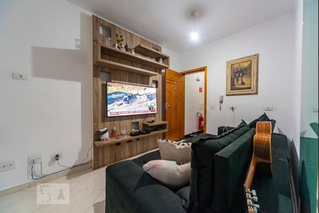 Sala de apartamento à venda com 2 quartos, 51m² em Vila Floresta, Santo André