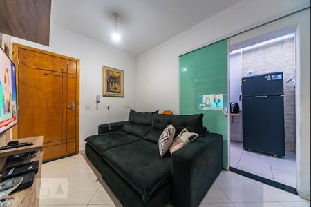 Sala de apartamento à venda com 2 quartos, 51m² em Vila Floresta, Santo André