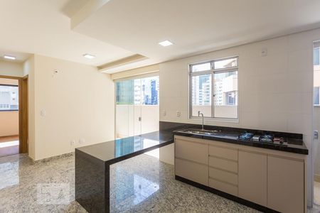 Sala/Cozinha de apartamento para alugar com 1 quarto, 35m² em Funcionários, Belo Horizonte