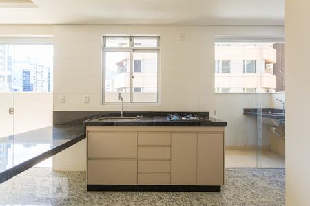 Sala/Cozinha de apartamento para alugar com 1 quarto, 35m² em Funcionários, Belo Horizonte