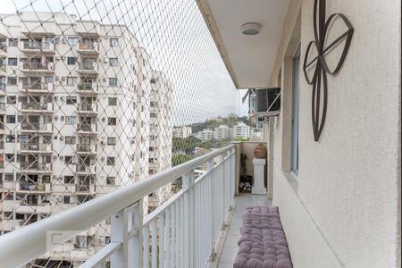 Varanda da Sala de apartamento para alugar com 2 quartos, 70m² em São Cristóvão, Rio de Janeiro