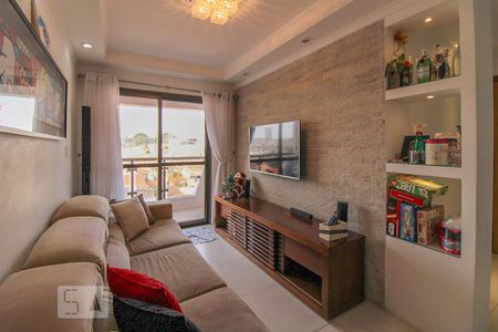 Sala de apartamento à venda com 2 quartos, 75m² em Vila Isolina Mazzei, São Paulo