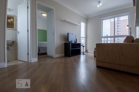 Sala de apartamento à venda com 1 quarto, 41m² em Mirandópolis, São Paulo