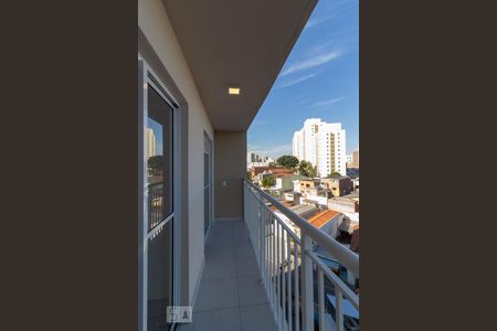 Varanda da Sala e da Suíte de apartamento à venda com 1 quarto, 28m² em Vila Palmeiras, São Paulo