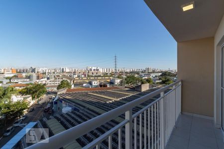 Varanda da Sala e da Suíte de apartamento à venda com 1 quarto, 28m² em Vila Palmeiras, São Paulo