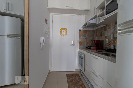 Cozinha de kitnet/studio à venda com 1 quarto, 23m² em Centro, São Paulo