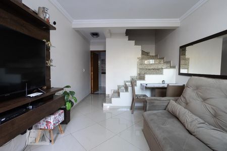 Sala de casa para alugar com 2 quartos, 70m² em Chácara Mafalda, São Paulo