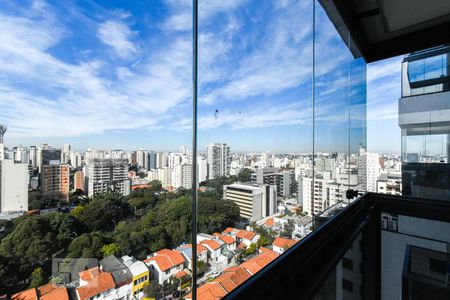 Varanda - Vista de apartamento para alugar com 2 quartos, 52m² em Pinheiros, São Paulo