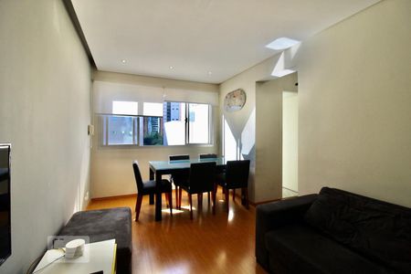 Sala de apartamento à venda com 2 quartos, 51m² em Cidade Monções, São Paulo