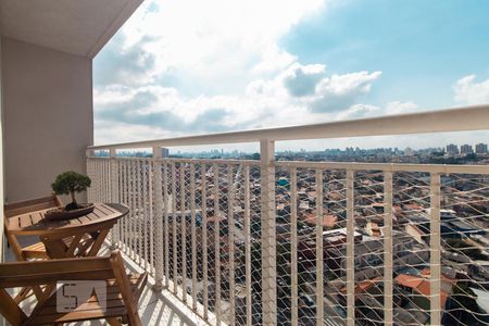 Varanda de apartamento à venda com 1 quarto, 28m² em Vila Alpina, São Paulo