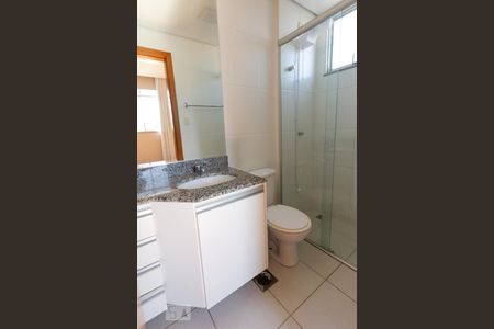 Banheiro da Suíte de apartamento à venda com 3 quartos, 72m² em Manacás, Belo Horizonte