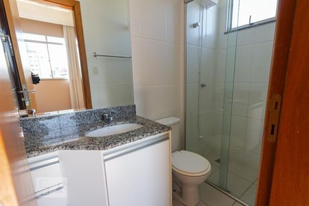 Banheiro da Suíte de apartamento à venda com 3 quartos, 72m² em Manacás, Belo Horizonte