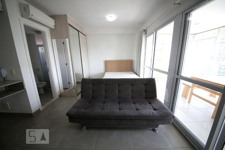 Sala de apartamento para alugar com 1 quarto, 44m² em Brooklin, São Paulo