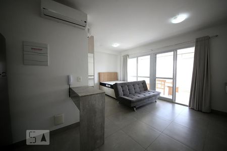 Sala de apartamento para alugar com 1 quarto, 44m² em Brooklin, São Paulo