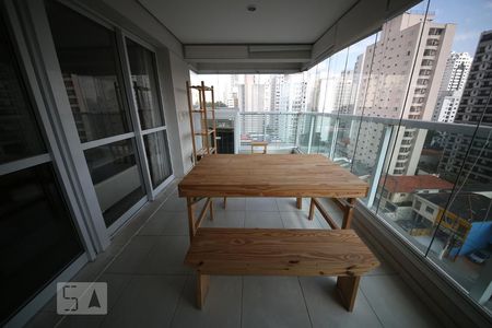 Varanda de apartamento para alugar com 1 quarto, 44m² em Brooklin, São Paulo