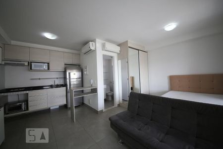 Sala de apartamento para alugar com 1 quarto, 44m² em Brooklin, São Paulo