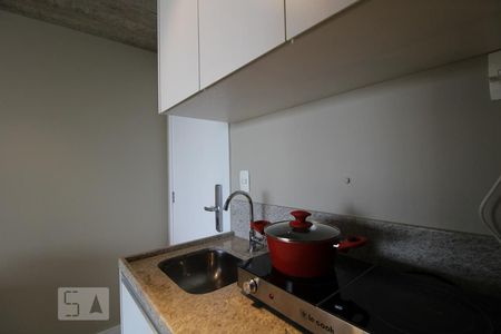 Cozinha de kitnet/studio para alugar com 1 quarto, 43m² em Brooklin Paulista, São Paulo