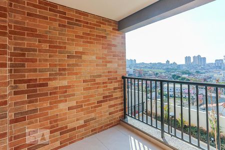 Varanda da Sala de apartamento para alugar com 1 quarto, 40m² em Jardim Gilda Maria, São Paulo