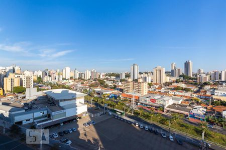 Vista da sala de apartamento à venda com 1 quarto, 50m² em Cambuí, Campinas