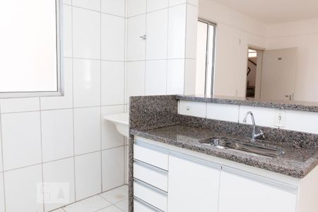 Cozinha de apartamento para alugar com 2 quartos, 45m² em Alto Umuarama, Uberlândia