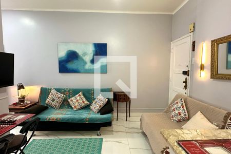 Sala de apartamento para alugar com 1 quarto, 40m² em Leme, Rio de Janeiro