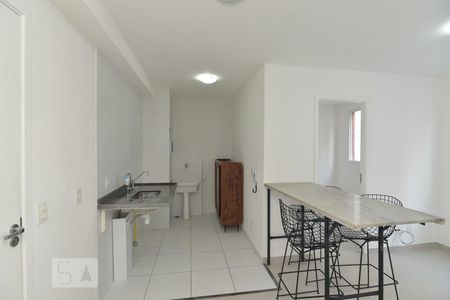 Cozinha de apartamento para alugar com 2 quartos, 35m² em Barra Funda, São Paulo