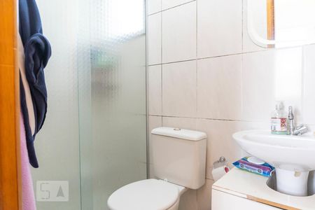 Banheiro Suíte de apartamento à venda com 2 quartos, 59m² em Vila Valparaíso, Santo André