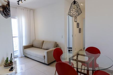 Sala de apartamento para alugar com 2 quartos, 55m² em Jardim Palma Travassos, Ribeirão Preto