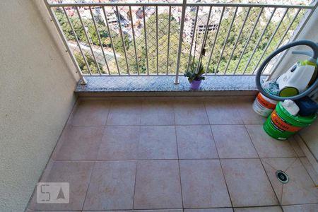 Varanda da Sala de apartamento à venda com 2 quartos, 70m² em Jardim Maria Rosa, Taboão da Serra