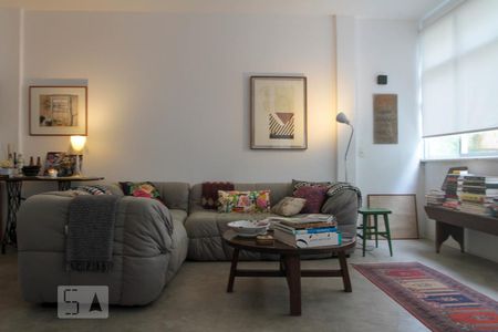 Sala de apartamento para alugar com 1 quarto, 86m² em Jardim Botânico, Rio de Janeiro
