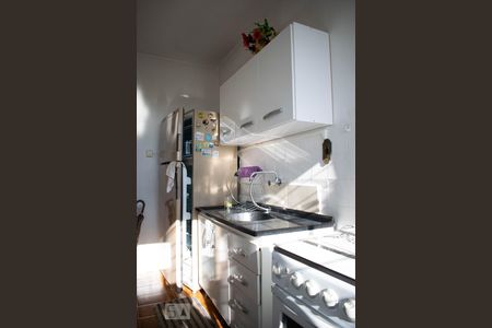 Cozinha de apartamento à venda com 1 quarto, 43m² em Partenon, Porto Alegre