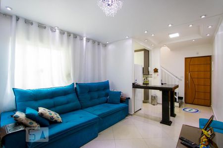 Sala de apartamento à venda com 2 quartos, 110m² em Vila Metalúrgica, Santo André