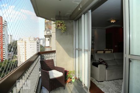 Varanda da Sala de apartamento para alugar com 3 quartos, 150m² em Vila Andrade, São Paulo