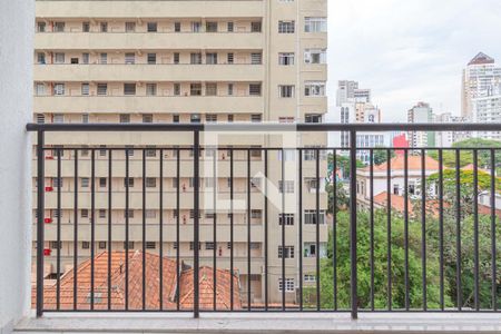 Varanda  de kitnet/studio para alugar com 1 quarto, 24m² em Consolação, São Paulo