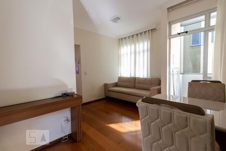 Sala de apartamento à venda com 3 quartos, 90m² em Santa Rosa, Belo Horizonte