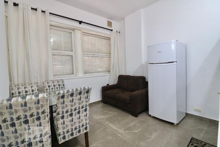 Sala/Cozinha de apartamento à venda com 1 quarto, 34m² em República, São Paulo