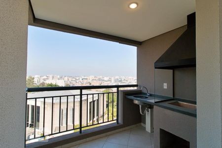 Varanda da Sala de apartamento para alugar com 2 quartos, 59m² em Vila Andrade, São Paulo