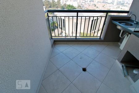 Varanda da Sala de apartamento para alugar com 2 quartos, 59m² em Vila Andrade, São Paulo