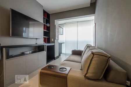 Sala de apartamento para alugar com 1 quarto, 50m² em Vila Gertrudes, São Paulo