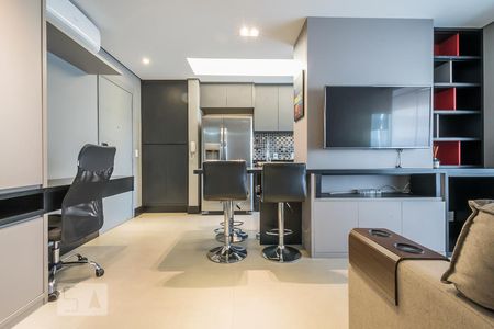 Sala de apartamento para alugar com 1 quarto, 50m² em Vila Gertrudes, São Paulo