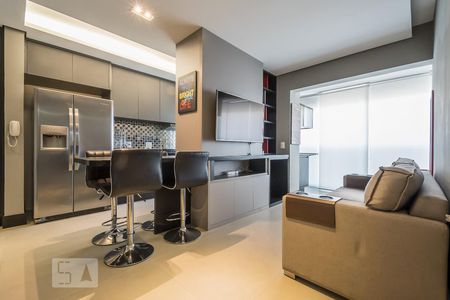 Sala de apartamento para alugar com 1 quarto, 50m² em Vila Gertrudes, São Paulo