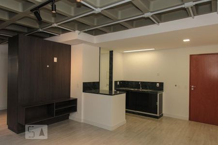 Sala de kitnet/studio para alugar com 1 quarto, 50m² em Funcionários, Belo Horizonte