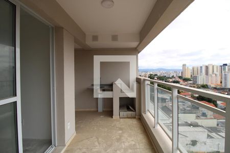 Varanda da sala  de apartamento à venda com 2 quartos, 67m² em Vila Ipojuca, São Paulo