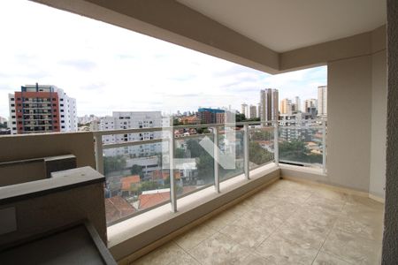Varanda da sala  de apartamento à venda com 2 quartos, 67m² em Vila Ipojuca, São Paulo